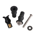 Toilet Seat Rubber Expansion Nut Screw Set with Bolt and Washer Assembled